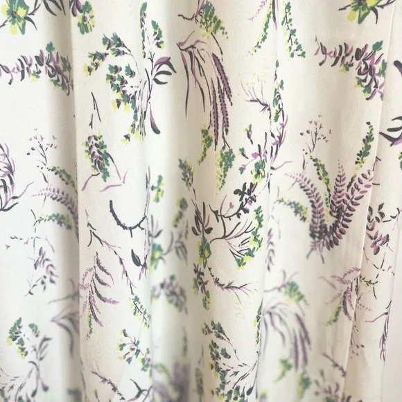 NWT Topshop Women's Dress Idol Midi Ruffle Frill Floral Print Sleeveless Size 8 - Picture 8 of 8